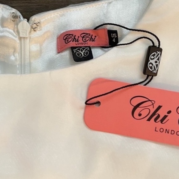 Chi Chi London Floral Embroidered Cap Sleeve
Dress NWT Sz 4 - Picture 7 of 10